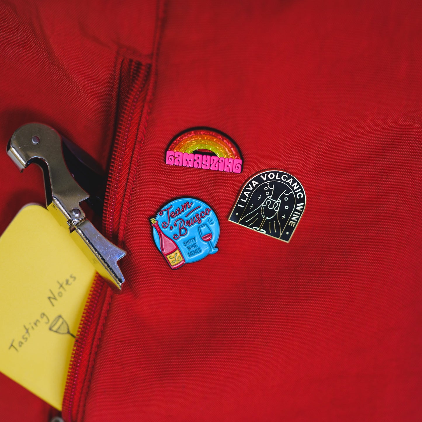 Team 'Brusco Enamel Pin