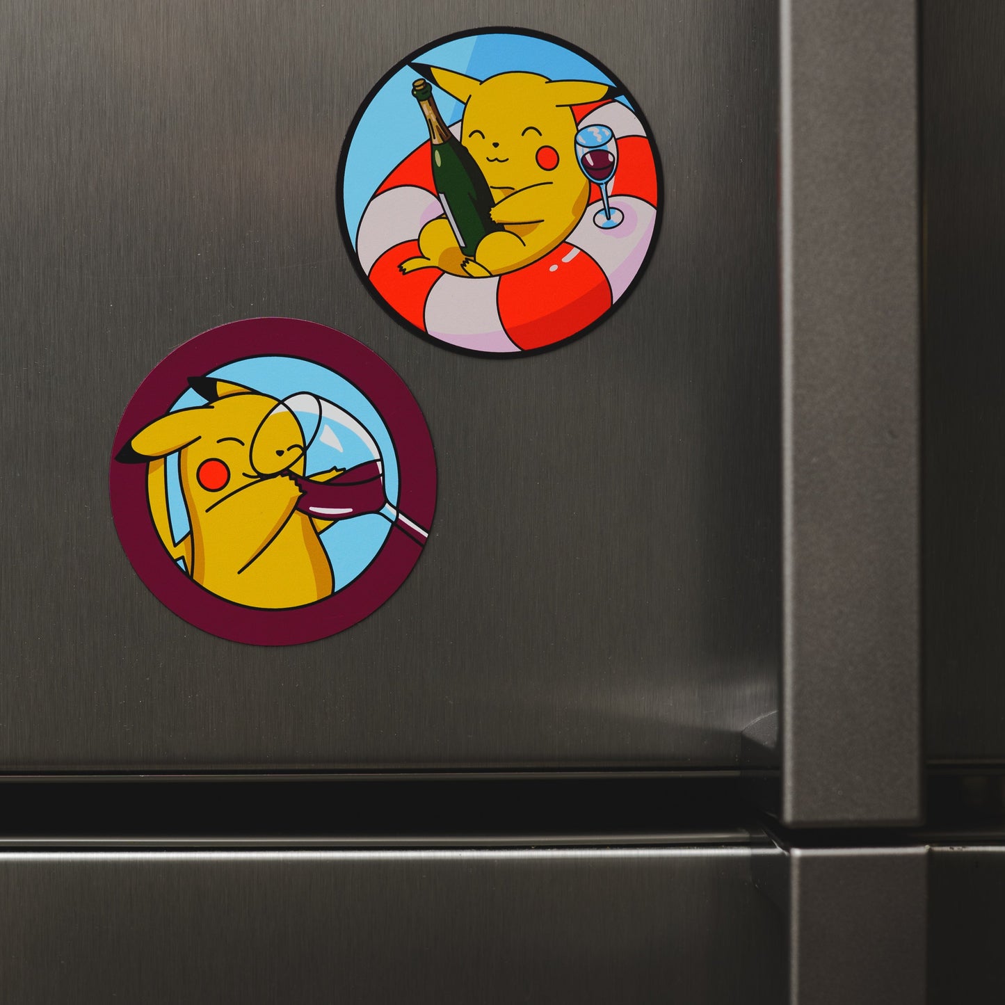 Burgundy Wine-achu Magnet