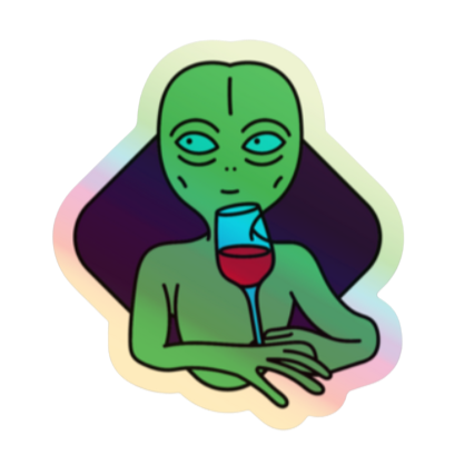 Holographic Cosmic Taster Sticker