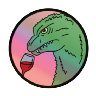 Holographic WineZilla Sticker