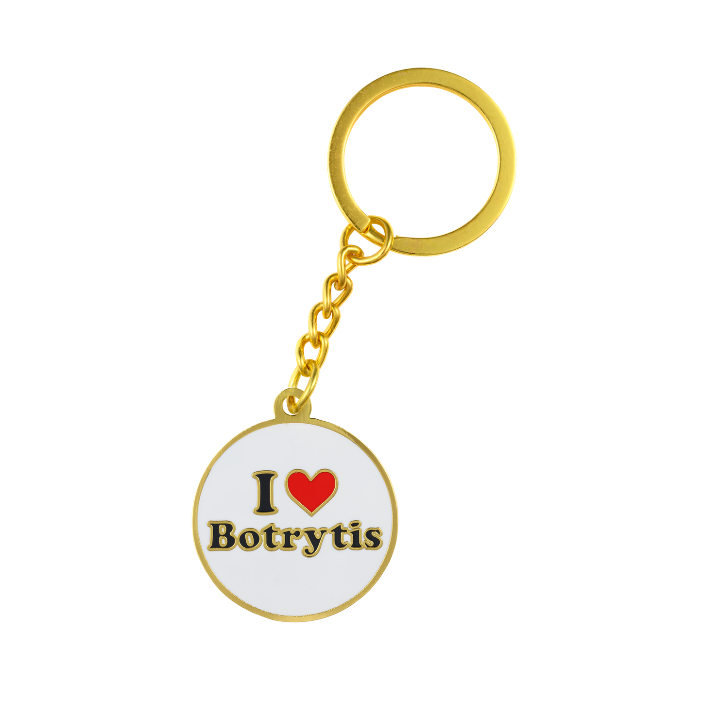 Botrytis Enamel Keychain