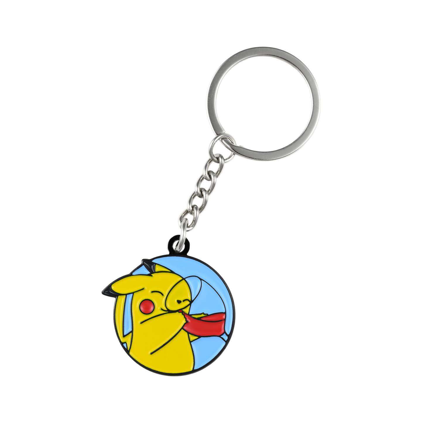 Wine-achu Enamel Keychain