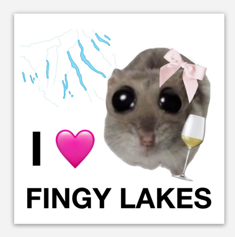 Fingy Lakes Magnet