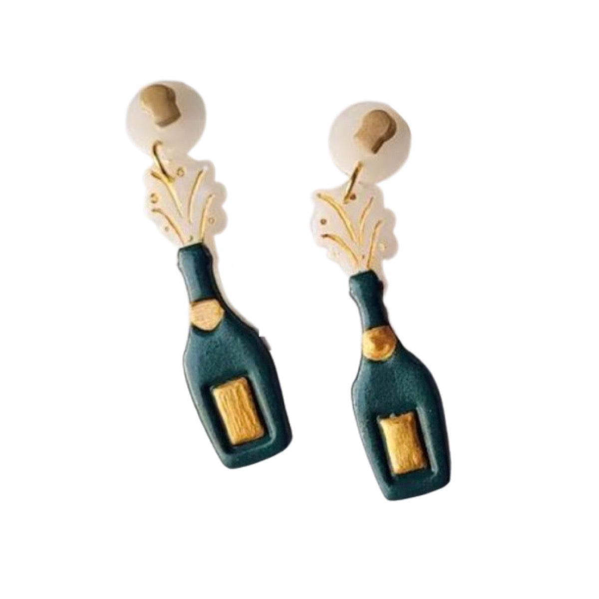 Popping Bottles Earrings