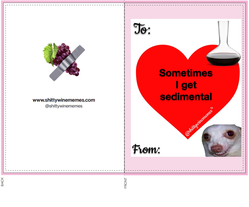 Sometimes I get Semimental Valentine Greeting Card