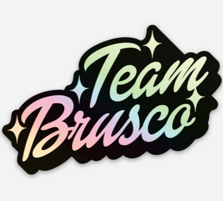Holographic Team 'Brusco Sticker