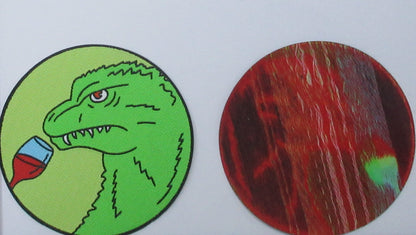 Green WineZilla Woven Patch