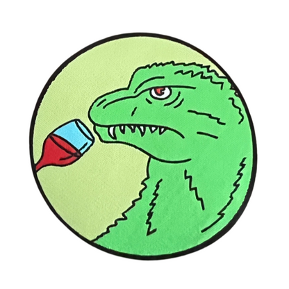 Green WineZilla Woven Patch