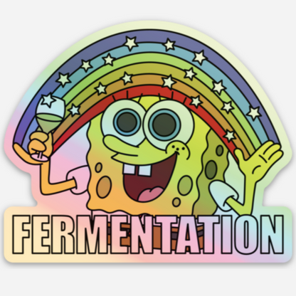 Holographic Fermentation Bob Sticker