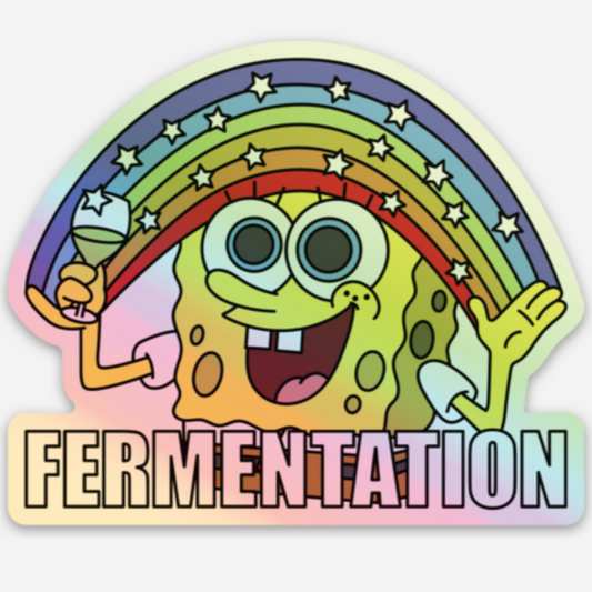 Holographic Fermentation Bob Sticker