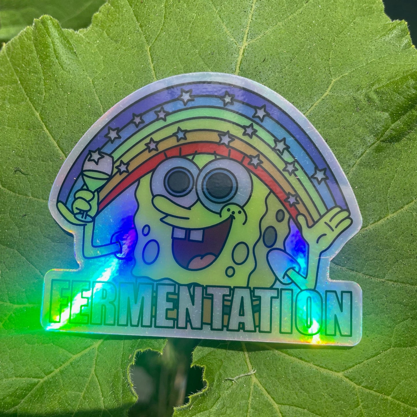 Holographic Fermentation Bob Sticker