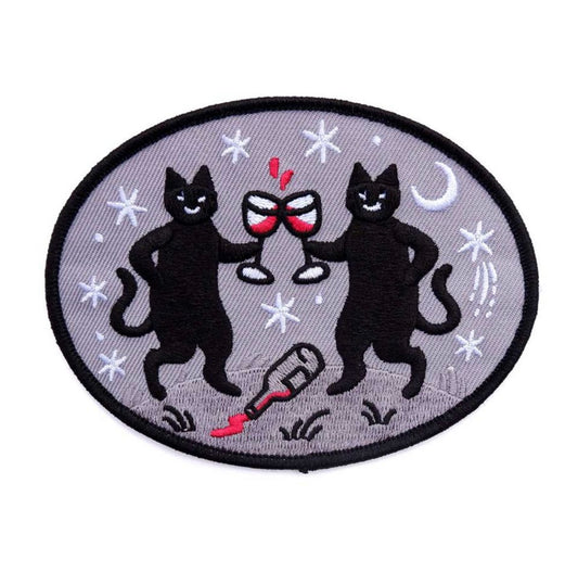 Cat Coven Embroidered Patch