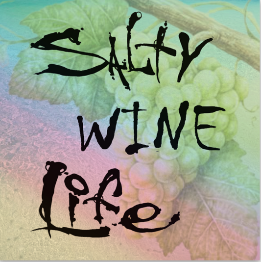 Holographic Salty Wine Life Sticker